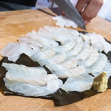 원물 2kg급 다시마 숙성 대광어 회 200g, 1개, 상세 설명 참조