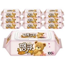 땡큐 물티슈 캡형, 100매, 50팩