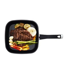 키친아트 소렐 레드클래스 IH 인덕션 사각 그릴팬 28cm 생선구이 스테이크, 소렐 레드 27cm 사각 그릴팬, 1개