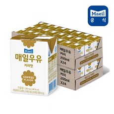 매일우유 멸균 커피맛 우유 200ml, 48팩