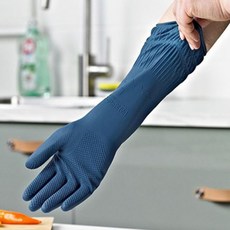 코멕스 고무장갑 청소 주방 천연 고무장갑 네이비 소, 단품, 소(S), 1개
