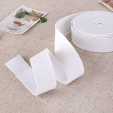 짱패브릭 (5마)고탄력-이중직고무밴드-화이트, 30mm, 1개