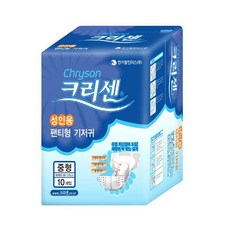 크리센 성인용기저귀(중형) 1박스(100매), 1box, 100매