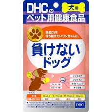 DHC 강아지용 보조제 지지 않는 도그 60알, 1개