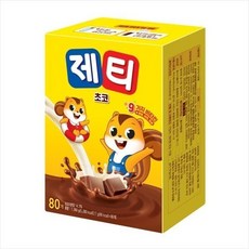 제티 쵸코렛맛 80T/2개구매시 1000원 할인X넉넉한 유통기한, 80개, 1개, 80개입