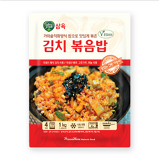 [냉동] 삼육김치볶음밥 1kg(250gX4봉) 비건, 250g, 4개