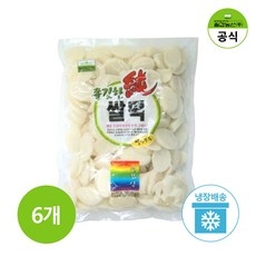 칠갑농산 쫄깃한 순쌀떡 2kg x 6개