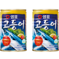 백앤 샘표 원터치 고등어 통조림, 400g, 28개