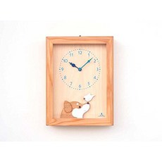 키코리 움직이는 인테리어 시바견 벽 시계 이상한 변호사 우영우 시계