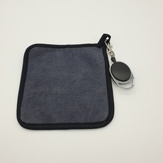 어썸골프 휴대용 와이어릴 골프수건, 올그레이