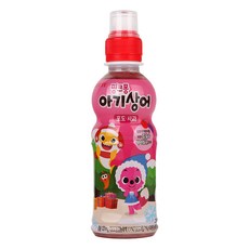 롯데 핑크퐁 아기상어 포도.사과 (235ml x 24펫), 단일상품
