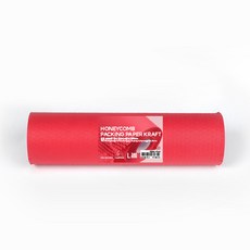 PaperPhant 벌집 크라프트 종이 완충재 포장지 380mm(폭) 85M(길이), 레드, 1개