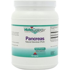 뉴트리콜로지 췌장효소 720캡슐 / NutriCology Pancreas Natural Glandular 720 Capsules, 1개, 720정