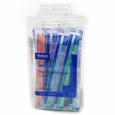  강아지 칫솔 치석 제거 이빨관리 스케일러 칫솔 24개, 상세페이지 참조 