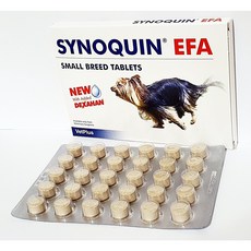 SYNOQUIN 사이노퀸 (SYNOQUIN EFA) 정품 강아지 관절 영양제 30개 알약
