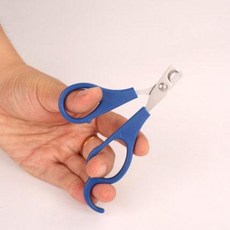 애완토끼 돼지용 고양이 손톱 집게 손톱깎이 아기 동물 청소용품, 01 블루 스몰 [애완 고양이에게 어울림]