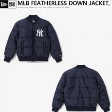 뉴에라 뉴에라 다운 MLB 페더리스 뉴욕 양키스 다운 패딩 네이비 12557988 B