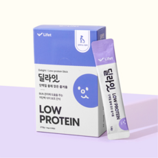 신부전 저단백 간식 라이펫 딜라잇 low protein 스틱 (14g x 15) 강아지 고양이, 1팩, 210g - 강아지간식