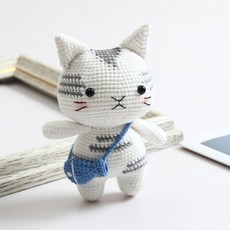 코바늘 애착 인형뜨기 19종 손 망뜨개 초보 도안 블랭킷 만들기 신발 덧신, M