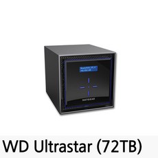 넷기어 ReadyNAS RN424 4베이 랜섬웨어예방 듀얼 2.2GHz, RN424 (72TB)