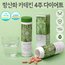 녹차추출물 카테킨 다이어트 바나바잎추출물 나이아신 비오틴 컷프로더블핏 4주분 이지슬림그린