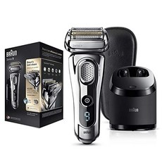 Braun Series 9 Electric Shaver for Men 9297cc Wet and Dry Integrated Precision Trimmer Rechargeable, Series 9 9297 - with Clean C