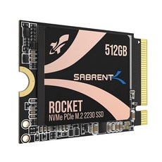 SABRENT Rocket Q4 2230 NVMe 4.0 2TB 고성능 PCIe M.2 SSD 스팀 데크 ASUS ROG Ally 미니 PC와 호환 [SB-213Q-2TB], 512GB