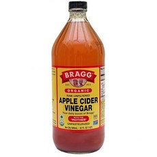 브래그 BRAGG 유기농 무여과 사과 식초 건강 유지 32온스 121840, 946ml, 1개