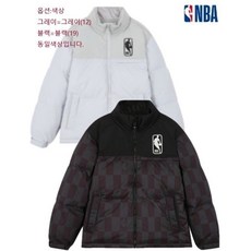 NBA 배색 숏 덕다운 N224DW032Z 숏패딩