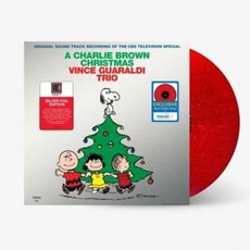 비닐 레코드 스누피 찰리 브라운의 크리스마스 레드 글루 LP
