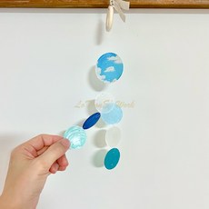 [로또네잡화점] 스카이 아트 자개모빌 드림캐쳐 썬캐쳐 DIY KIT - 태교모빌바느질