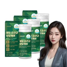 당당케어 혈당 유산균 바나바잎 추출물 프로바이오틱스 당류 제로 혈당건강 장건강 도움 식약청인증, 30회분