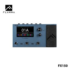 Flamma FX150 기타 멀티 이펙트 프로세서 일렉트릭 기타 페달, 갤럭시 블루