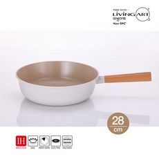 롯데백화점 입점 브랜드 리빙아트 IH 인덕션 궁중팬 28CM 웍 궁중팬, 1개