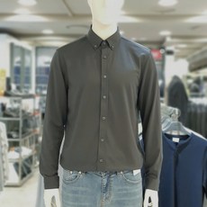 NC불광 지오지아 2020 FW 소프트 스트레치 버튼다운 셔츠 ABA3WC1101 GN