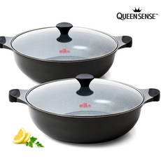 국산 양수 큰 냄비 세라믹 냄비 주물 궁중팬 볶음팬, 사이즈(지름) 32cm, 1개