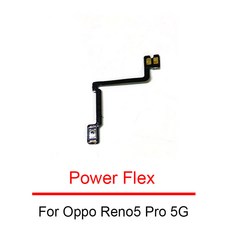 버튼 케이블 Lite pro 키 5 전원 F 켜기 6 5G Reno Oppo 끄기 스위치 볼륨 Reno6 컨트롤 플렉스 Reno5, reno 5 pro 5G Power, 1개