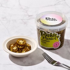 피클피크닉 할라피뇨 피클 무설탕 수제피클 Pickle Picnic Co. JALAPENO SLICES No Sugar Added, 1개, 650ml