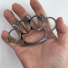 호신용 너클 핑거 호신 용품 자기 방어 손가락 링 버클, 3