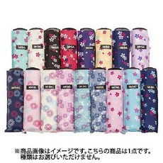 Water front 워터프론트 HGWA-3F50-UH [접이식 우산 포켓 플랫 일본식 무늬 1개 랜덤발송] 자외선차단
