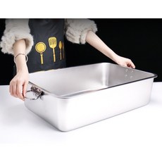 스텐 설거지통 싱크대 사각 설겆이통 주방 업소용 배수구형 배수구 스테인레스, M.50x35x15 손잡이+모래삽, 1개