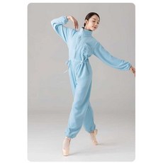 발레우주복 전신워머 워밍업 점프수트 트레이닝 연습복