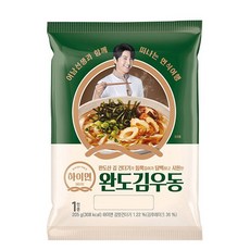 삼립 하이면 한국식 완도 김우동 우동, 205g, 8개