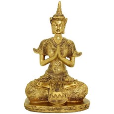 Brass Statu 10.63는 "(H) 수제 수지 은 행운 아시아 미술 장식 입상 골드 홈 인테리어 BS110 가져와, D