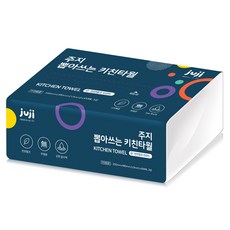 주지 뽑아쓰는 키친타올 3겹 천연펄프, 20개, 100개입