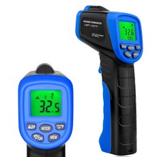 디지털 레이저 적외선 온도계 비접촉 IR 건 온도 981C 58 ℉ ~ 1022 화씨 백라이트 데이터 홀드 DS 121 조리 오븐 그릴 HVAC 엔진용, 981C（BBQ Infrared Thermometer）