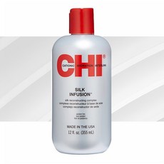 CHI 치 실크 인퓨젼 남자 여자 헤어 에센스, 355ml+조이필앰플