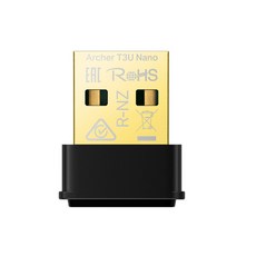 TP-LINK TP-LINK Archer T3U Nano AC1300 와이파이 USB 2.0 무선 랜카드, 단품 - t+adac200