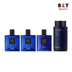 보닌 캐릭터 로열 블루 토너 140ml x2 + 에멀전 140ml + 릴리프 샴푸 250ml