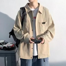 비나비 빅사이즈 봄가을 남성 긴팔 셔츠